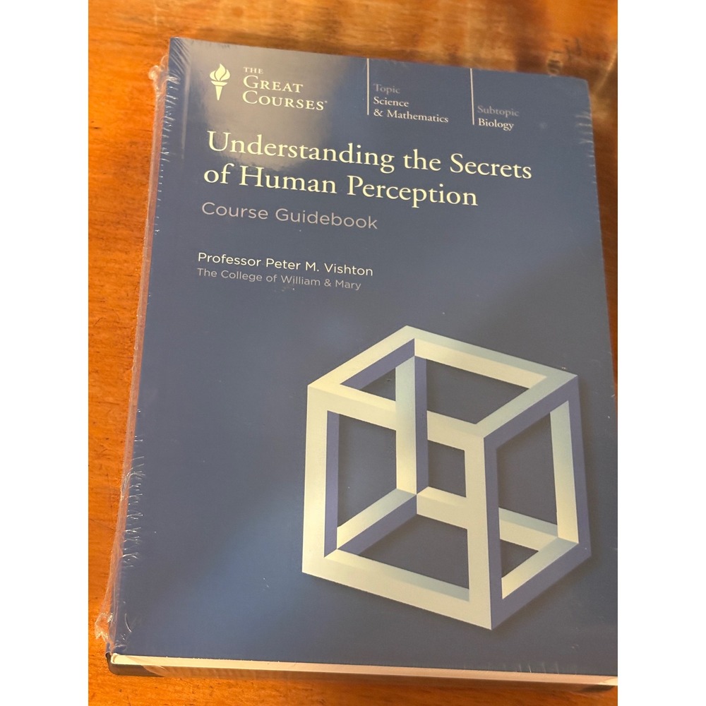 The Great Courses Human Perception Guidebook New Science Biology Peter Vishton